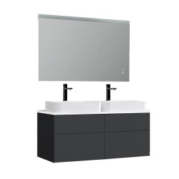 Koupelnový nábytek – set StoneArt Venice VE-1200pro-5 tmavě šedý 120×52
