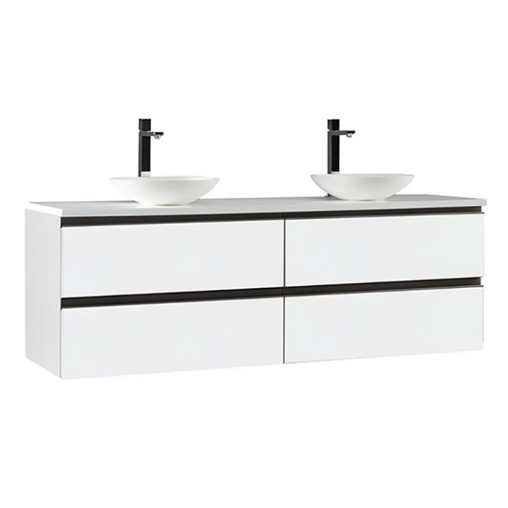Koupelnová skříňka StoneArt Monte Carlo MC-1600pro-4 bílá 160×52
