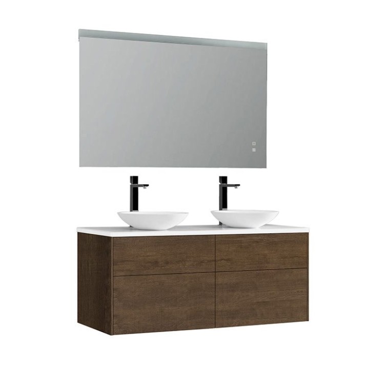 Koupelnový nábytek – set StoneArt Venice VE-1200pro-4 dubový tmavý 120×52