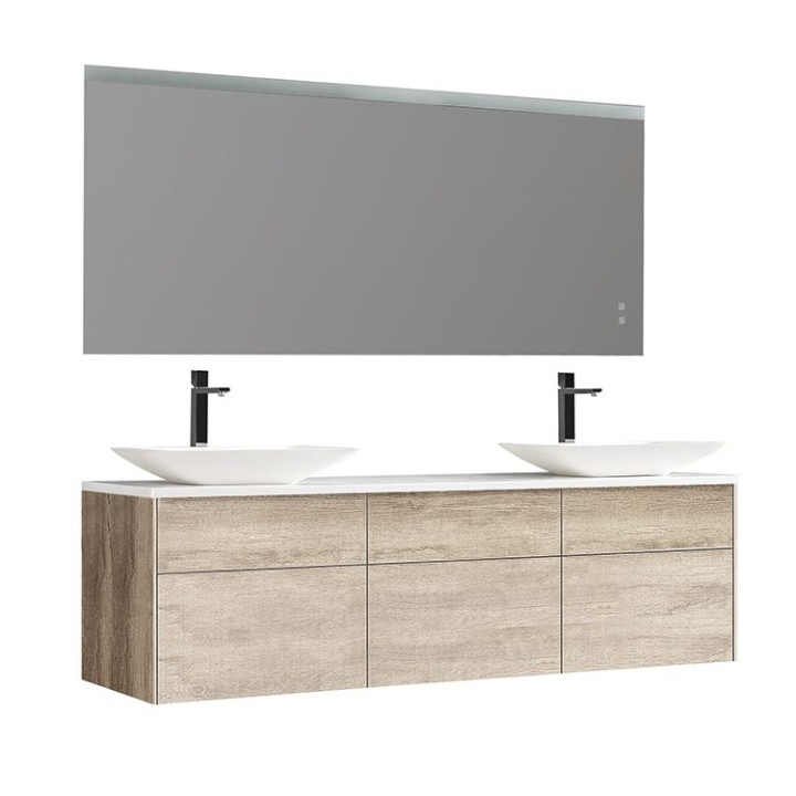 Koupelnový nábytek – set StoneArt Venice VE-1800pro-1 dubový světlý 180×52