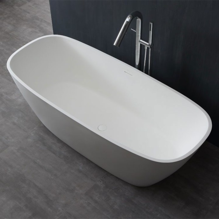 Volně stojící vana StoneArt BS-528 bílá 175×75 matná