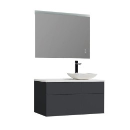 Koupelnový nábytek – set StoneArt Venice VE-1010pro-2 tmavě šedý 100×52 pravé provedení