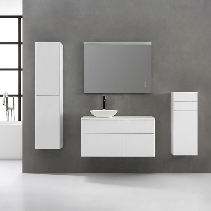 Koupelnová skříňka StoneArt Venice VE-1010pro-2 dubová tmavá 100×52 levé provedení