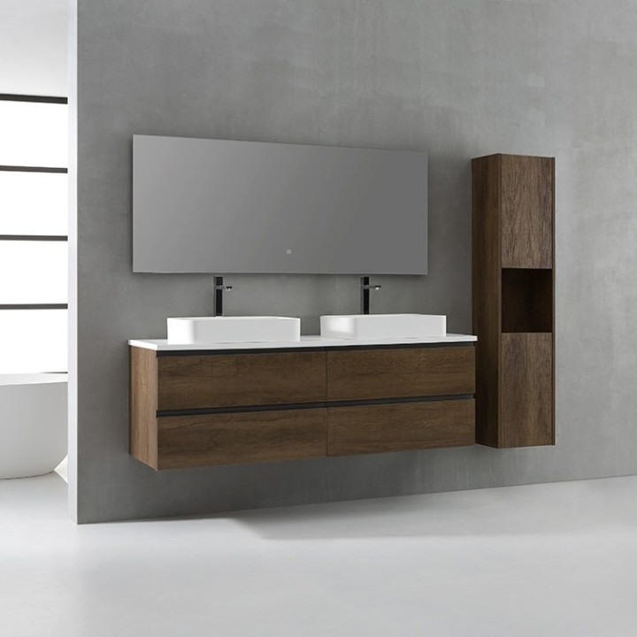 Koupelnová skříňka StoneArt Monte Carlo MC-1600pro-5 dubová tmavá 160×52