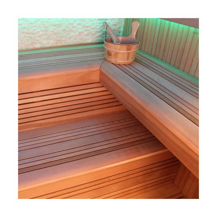 Luxusní finská sauna Bellagio EOSPA E1241C Kiwi 180x170x216