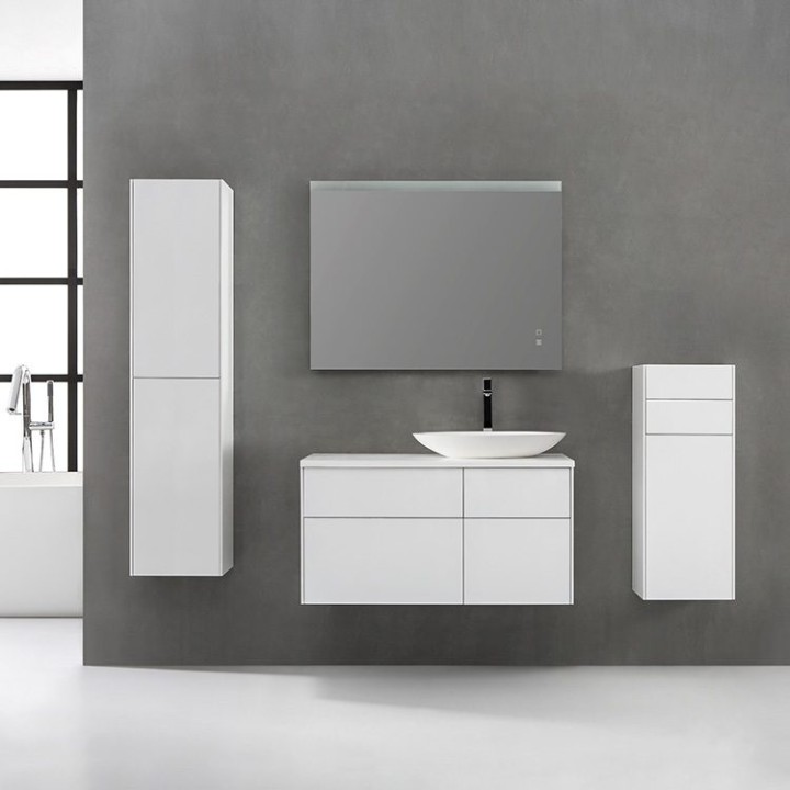 Koupelnový nábytek – set StoneArt Venice VE-1010pro-3 tmavě šedý 100×52 pravé provedení