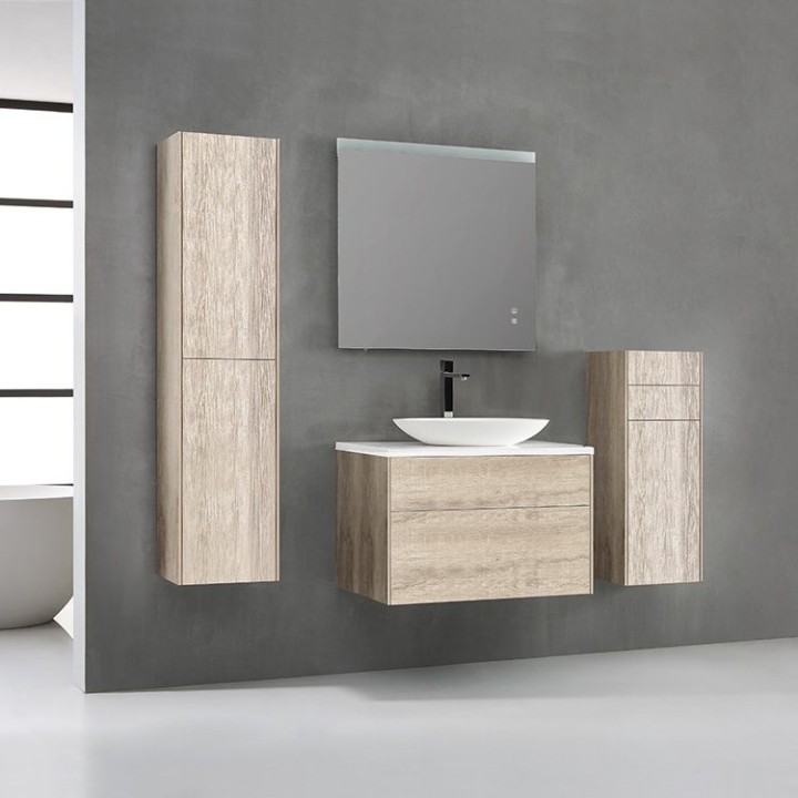 Koupelnový nábytek – set StoneArt Venice VE-0800pro-3 dubový světlý 80×52