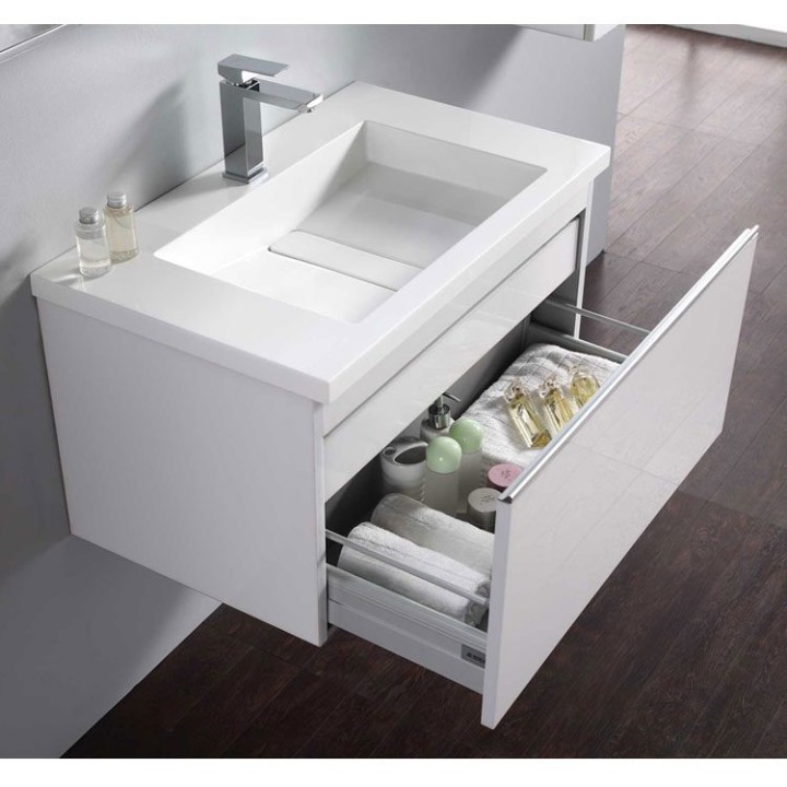 Koupelnový nábytek – set StoneArt Milano ME-0800-1 bílý 80×45