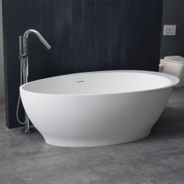 Volně stojící vana StoneArt BS-516 bílá 180×104 matná