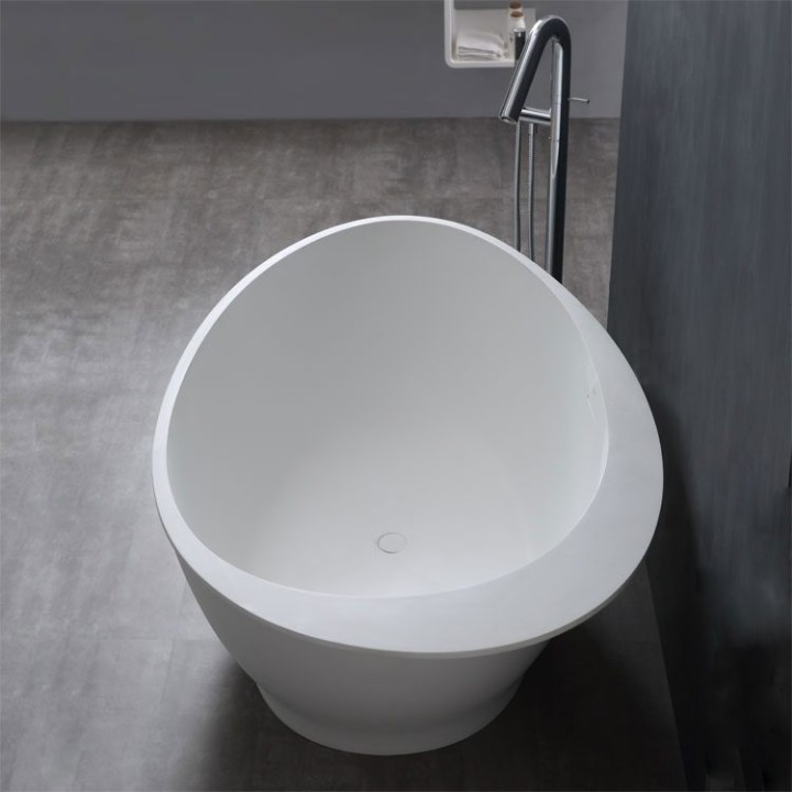 Volně stojící vana StoneArt BS-516 bílá 180×104 matná