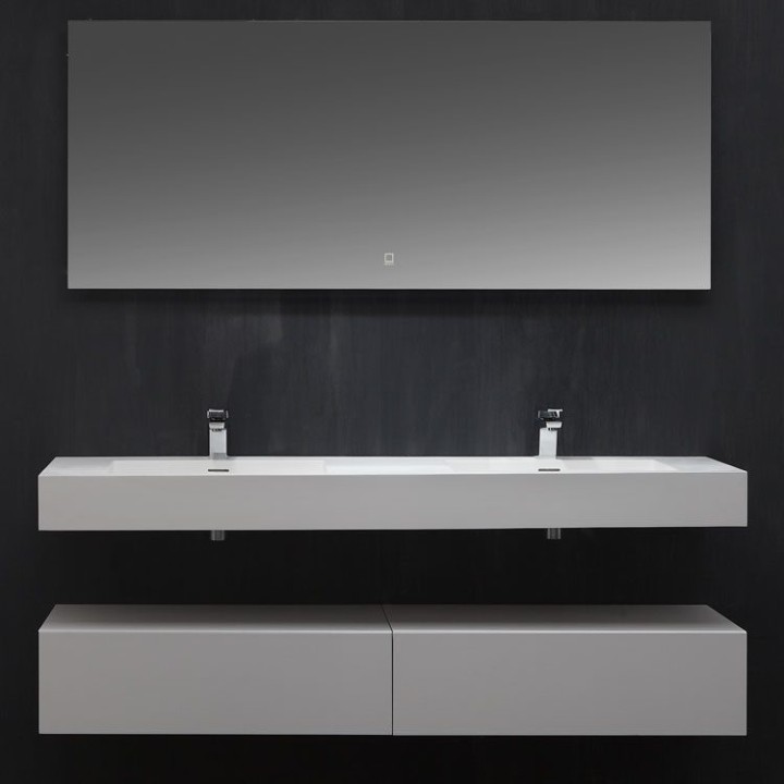 Koupelnový nábytek – set StoneArt LP4516 bílý 160×48 lesklý