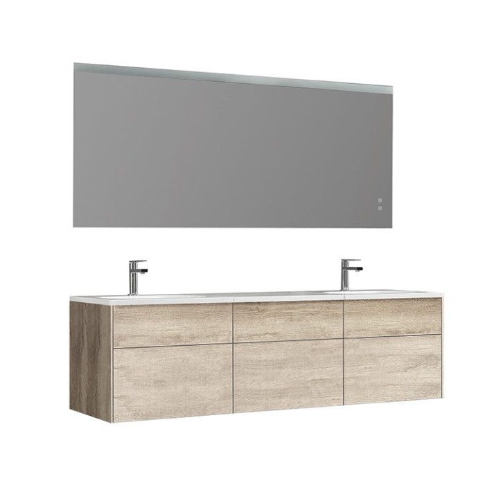Koupelnový nábytek – set StoneArt Venice VE-1800-I dubový světlý 180×52