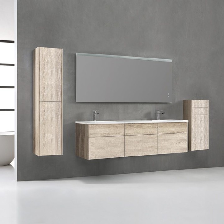 Koupelnový nábytek – set StoneArt Venice VE-1800-I dubový světlý 180×52