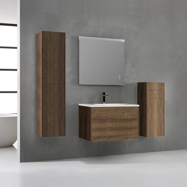 Koupelnový nábytek – set StoneArt Venice VE-0800-II dubový tmavý 80×52