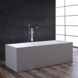Volně stojící vana StoneArt BS-532 bílá 175×73 matná