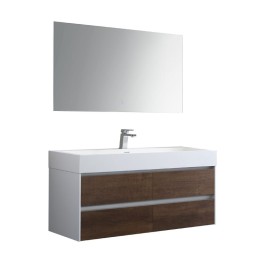 Koupelnový nábytek – set StoneArt Mailand ML-1200 dubový tmavý 120×48