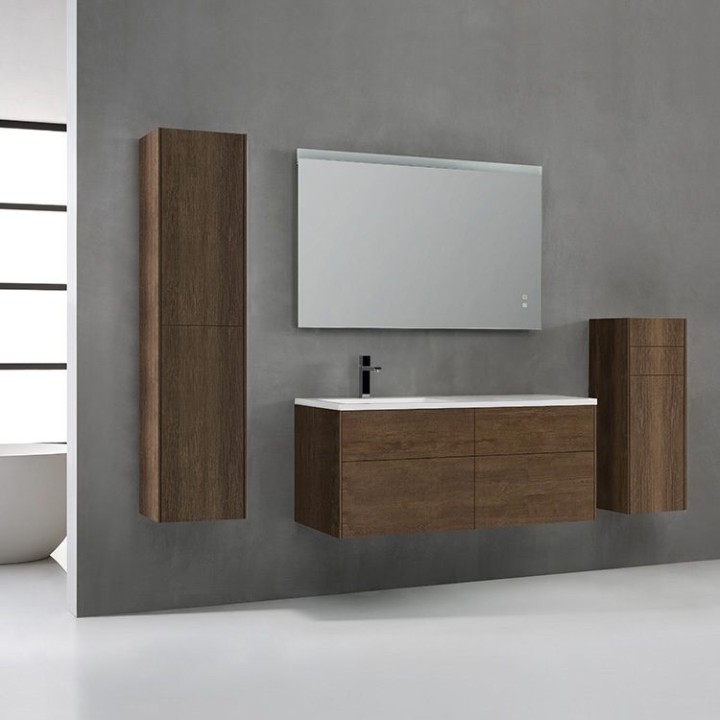 Koupelnový nábytek – set StoneArt Venice VE-1210-II dubový tmavý 120×52 levé provedení