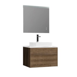 Koupelnový nábytek – set StoneArt Venice VE-0800pro-5 dubový tmavý 80×52