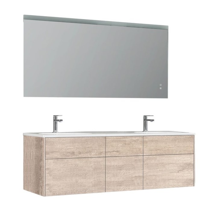 Koupelnový nábytek – set StoneArt Venice VE-1610-I dubový světlý 160×52