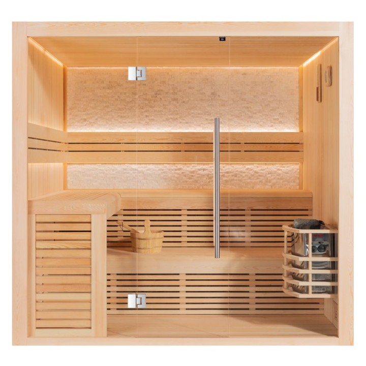 Finská sauna EAGO AWT E1812A borovice 220×200 bez kamen