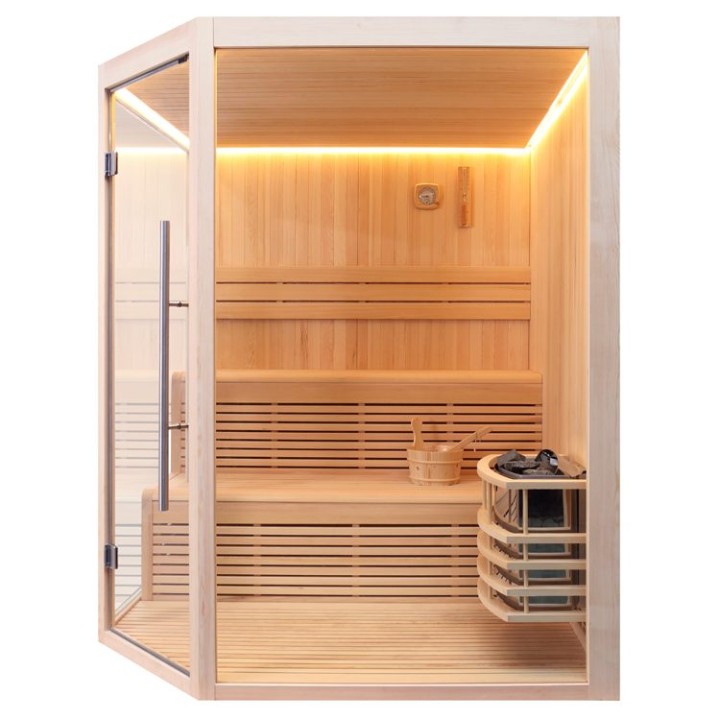Finská sauna EAGO AWT E1801A borovice 180×180 bez kamen