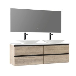 Koupelnový nábytek – set StoneArt Monte Carlo MC-1600pro-1 dubový světlý 160×52