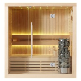 Finská sauna EAGO AWT E1113A hemlock 180×105 6,8 kW Cilindro