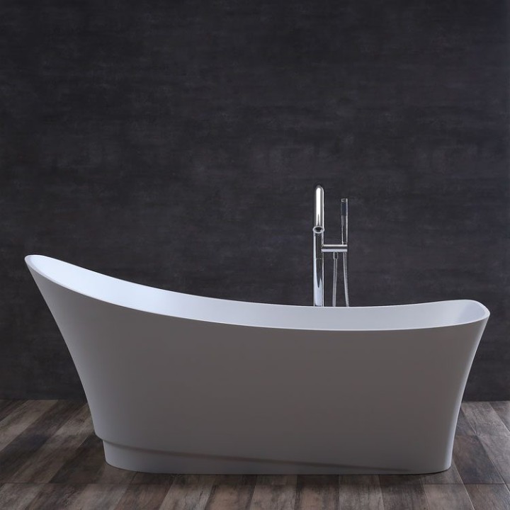 Volně stojící vana StoneArt BS-527 bílá 180×75 lesklá