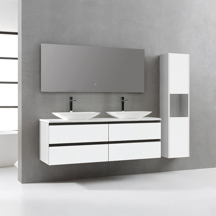 Koupelnový nábytek – set StoneArt Monte Carlo MC-1600pro-1 bílý 160×52