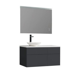 Koupelnový nábytek – set StoneArt Venice VE-1010pro-4 tmavě šedý 100×52 levé provedení