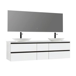 Koupelnový nábytek – set StoneArt Monte Carlo MC-2000pro-3 bílý 200×52
