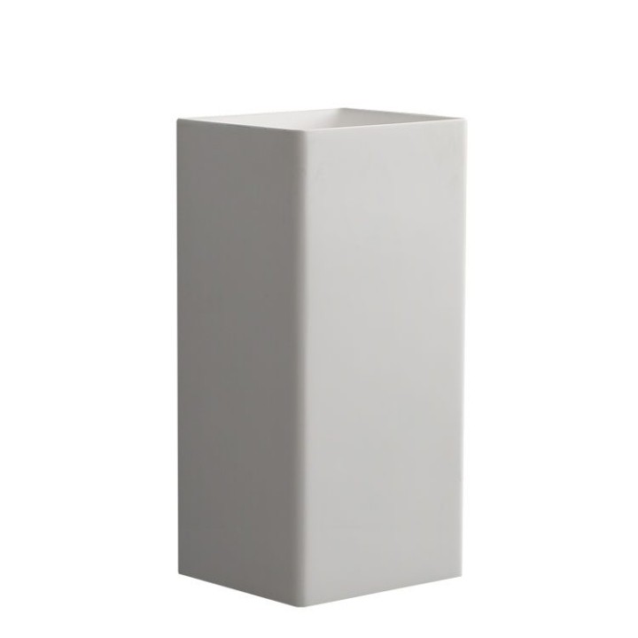 Volně stojící umyvadlo StoneArt LZ507 bílé 40×40 lesklé