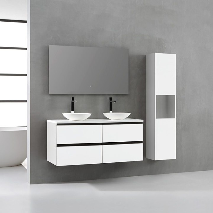 Koupelnový nábytek – set StoneArt Monte Carlo MC-1200pro-4 bílý 120×52