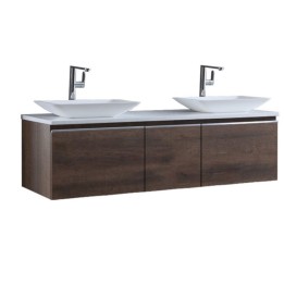 Koupelnová skříňka StoneArt Milano ME-1600pro-1 dubová tmavá 160×45