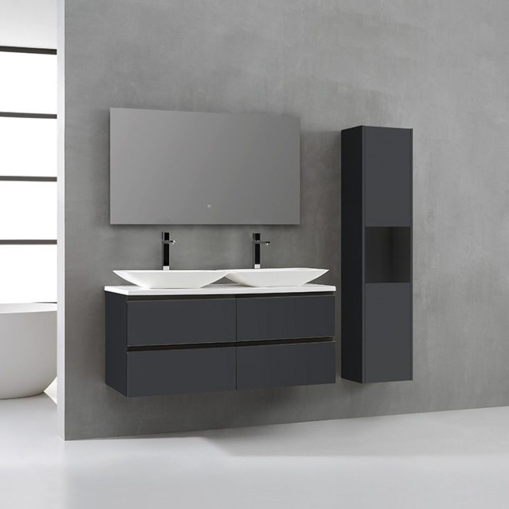 Koupelnová skříňka StoneArt Monte Carlo MC-1200pro-1 tmavě šedá 120×52