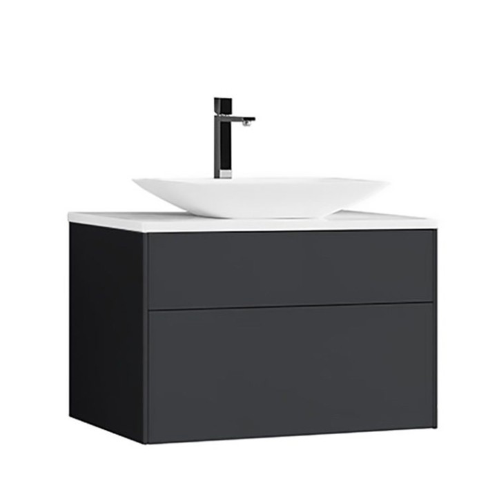 Koupelnová skříňka StoneArt Venice VE-0800pro-1 tmavě šedá 80×52