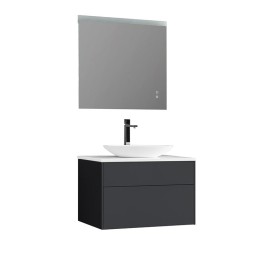 Koupelnový nábytek – set StoneArt Venice VE-0800pro-3 tmavě šedý 80×52