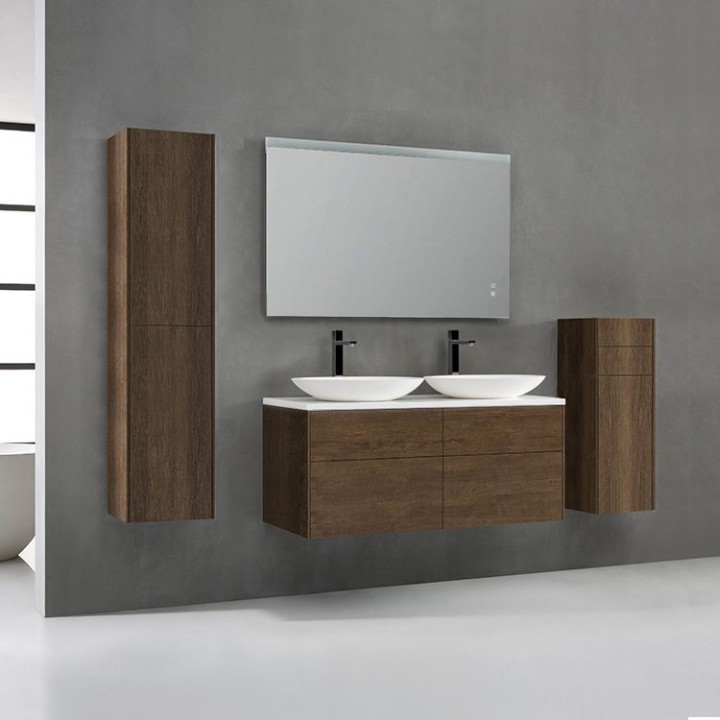 Koupelnový nábytek – set StoneArt Venice VE-1200pro-3 dubový tmavý 120×52