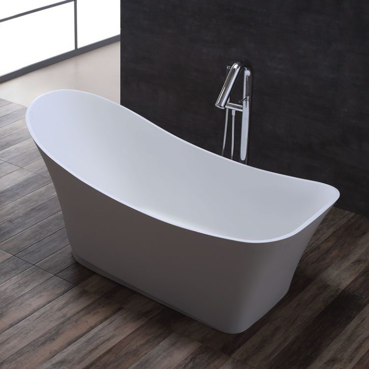 Volně stojící vana StoneArt BS-501 bílá 165×74 lesklá