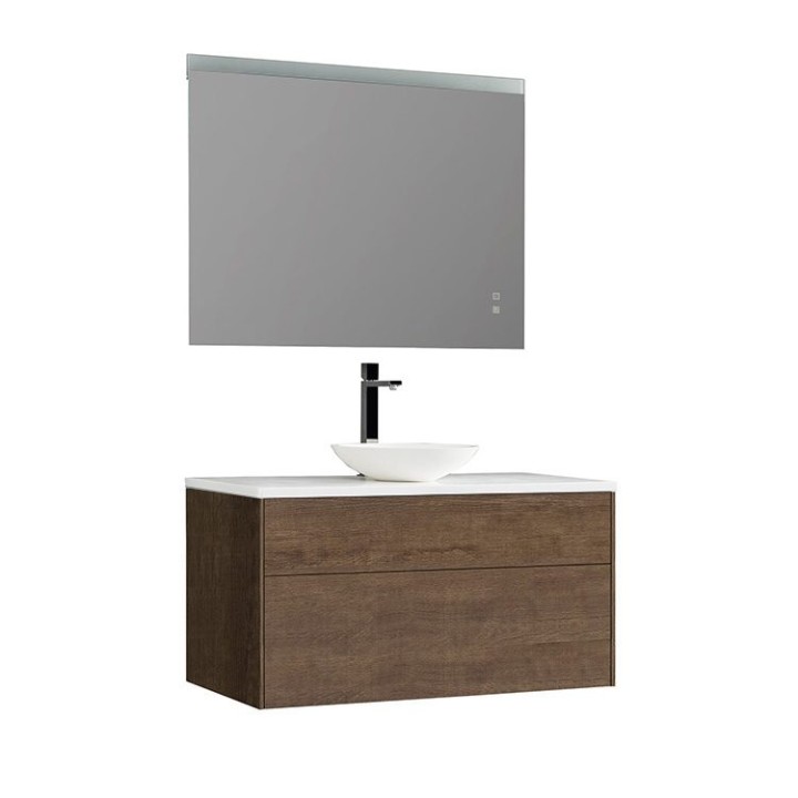 Koupelnový nábytek – set StoneArt Venice VE-1000pro-4 dubový tmavý 100×52