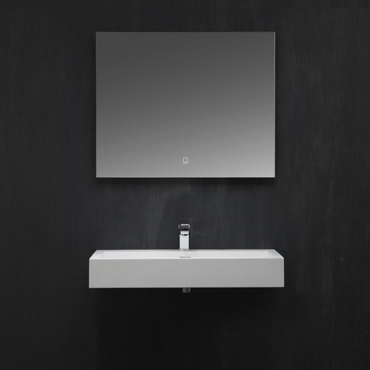 Umyvadlo StoneArt LP4508 z minerálního kamene bílé 80×48 lesklé