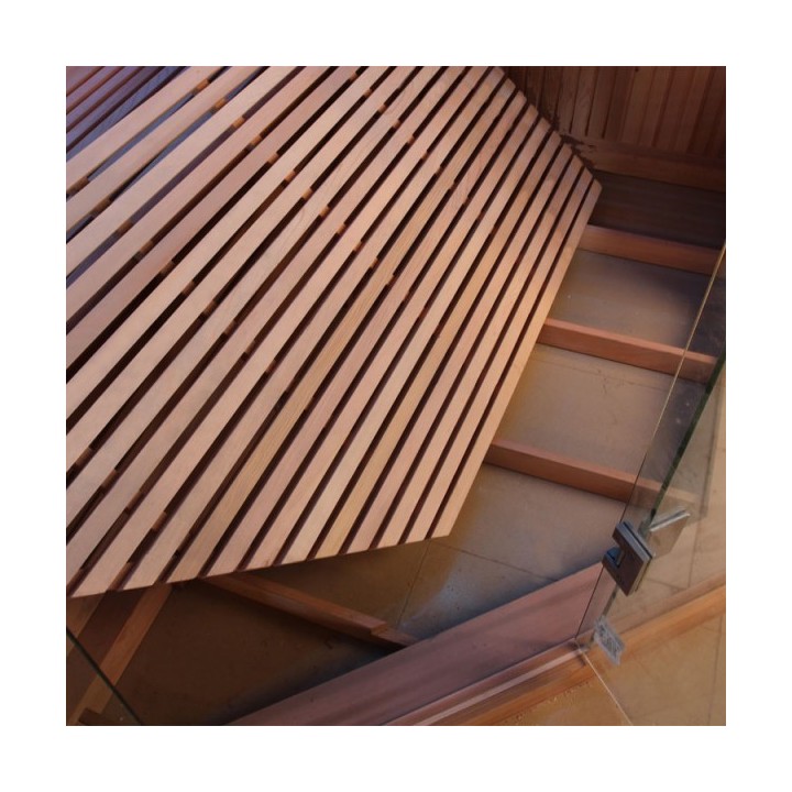 Luxusní finská sauna Bellagio E1242C Kiwi 180x180x216