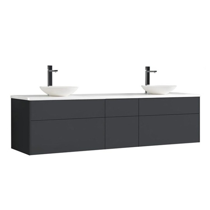 Koupelnová skříňka StoneArt Venice VE-2000pro-4 tmavě šedá 200×52