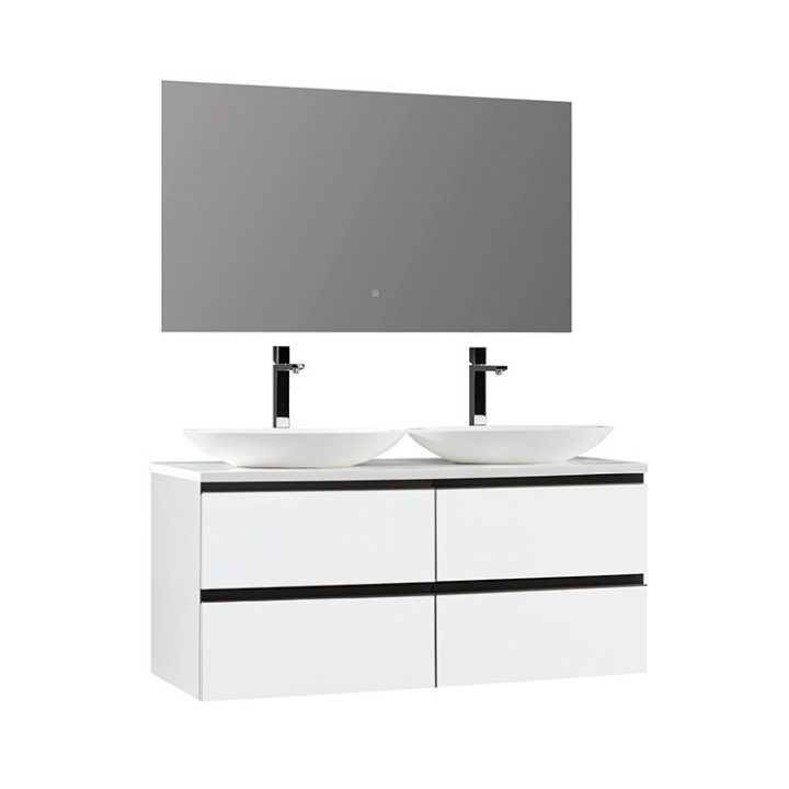 Koupelnový nábytek – set StoneArt Monte Carlo MC-1200pro-3 bílý 120×52