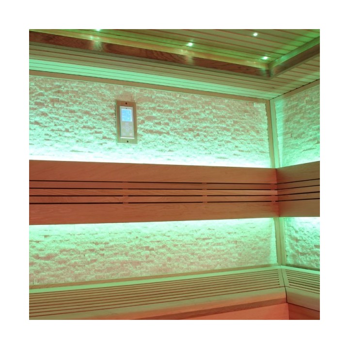Luxusní finská sauna Bellagio E1242C Kiwi 180x180x216