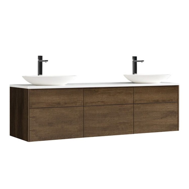 Koupelnová skříňka StoneArt Venice VE-1800pro-3 dubová tmavá 180×52