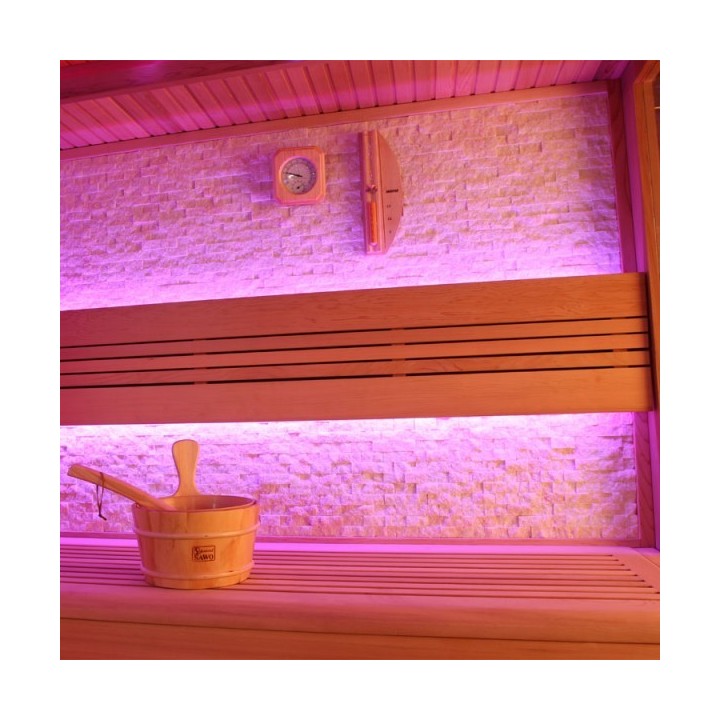 Luxusní finská sauna Bellagio E1242C Kiwi 180x180x216