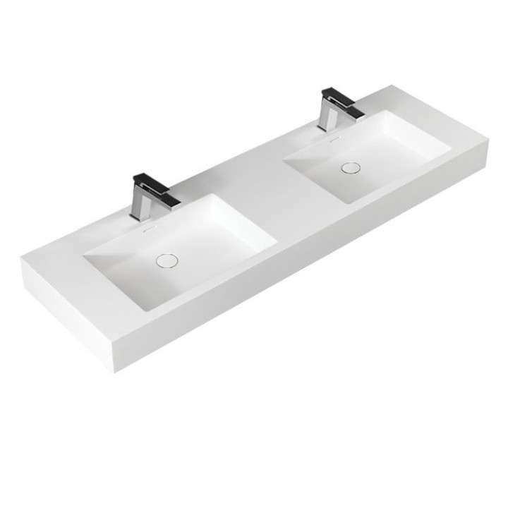 Umyvadlo StoneArt LP4516 z minerálního kamene bílé 160×48 lesklé