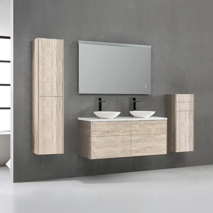 Koupelnový nábytek – set StoneArt Venice VE-1200pro-4 dubový světlý 120×52