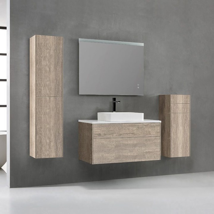Koupelnová skříňka StoneArt Venice VE-1000pro-5 dubová světlá 100×52